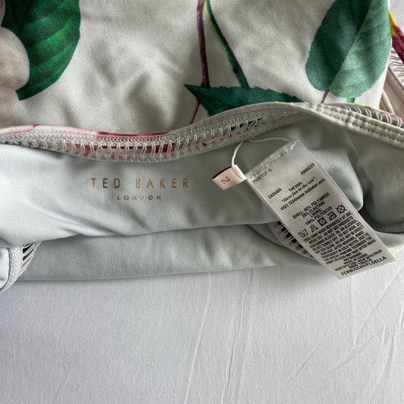 Ted Baker Iguaza Print One Piece Halter Swimsuit - Picture 5 of 5